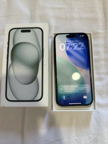 Iphone 15 128GB Preto | Caixa + Nota Fiscal