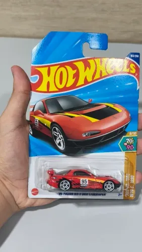 Hot Wheels ?95 Mazda RX-7 Drift Vermelho