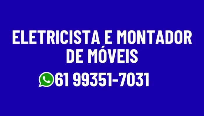 Eletricista e montador * zap