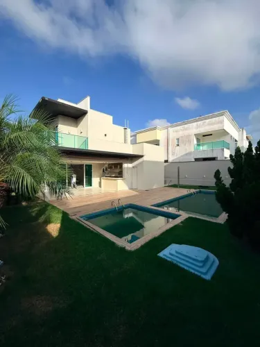 LINDA CASA DE LUXO NO CONDOMINIO ALPHAVILLE, ARAÇAGI, PISCINA, PROJETADA, NASCENTE