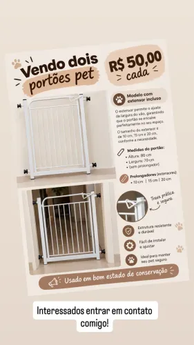 Portão Pet Grade pra cachorro