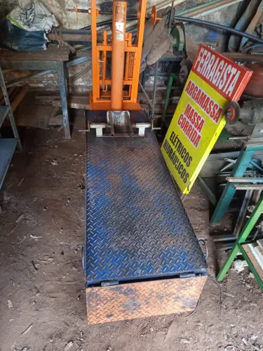 Rampa pneumática para moto
