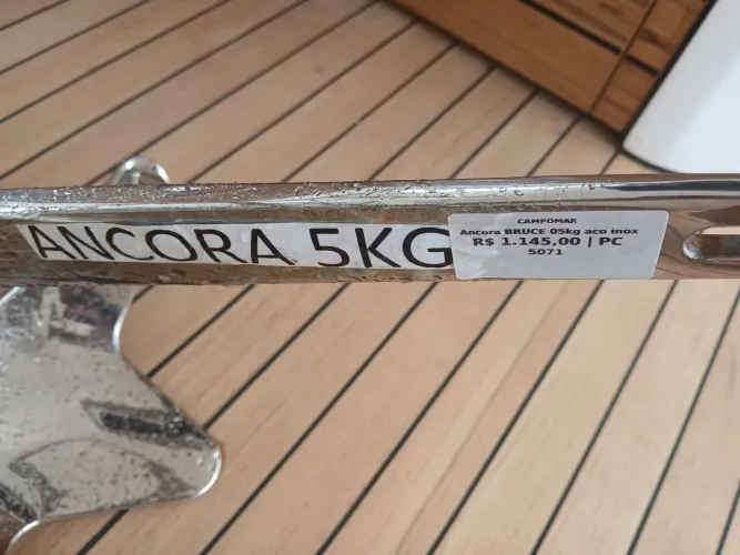Âncora inox 5kg zera nunca foi usada