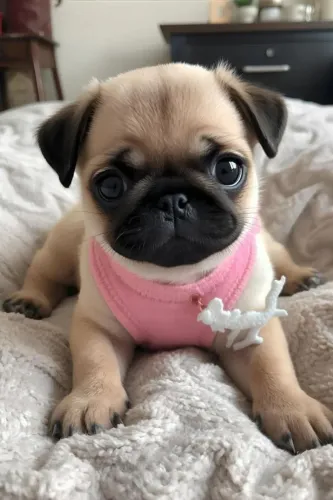 Pug Com Uma Presença Que Arranca Sorrisos
