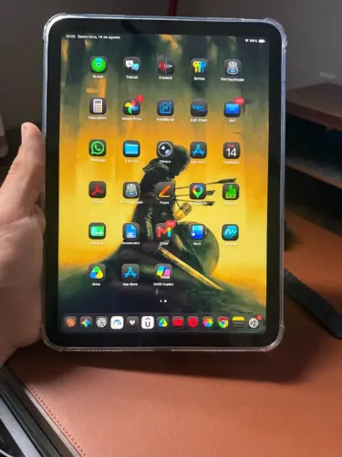 Ipad 11 Wi-fi 128gb e 6GB cor Azul - 2 meses de uso