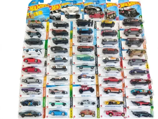 *Hot Wheels* Lote × Sortido × Miniaturas.
