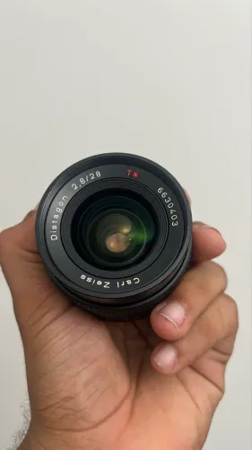 Lente contax zeiss 28mm MMJ