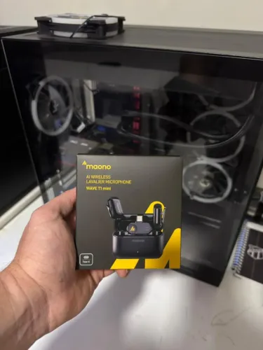 Microfone Lapela Sem Fio Maono Wave T1 Mini - LACRADO