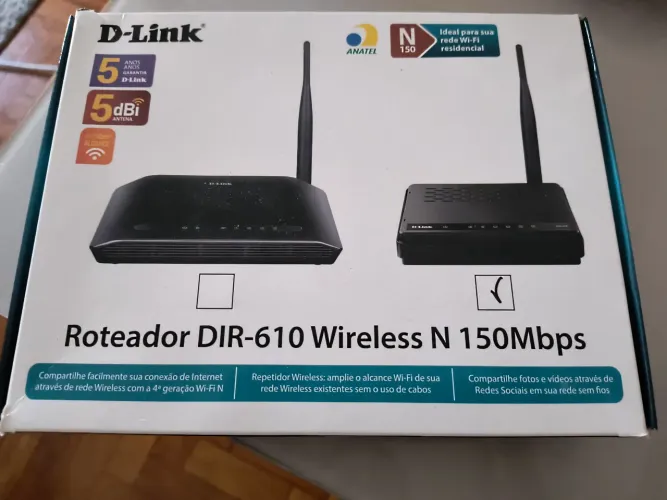 Roteador D-Link DIR-610 wireless N150Mbps