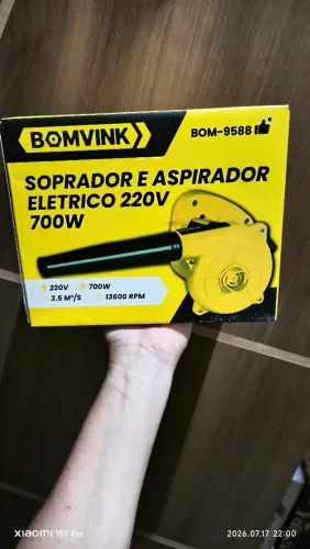 Soprador Aspirador Elétrico 700w 220v Com Saco