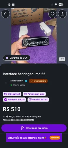 Umc22 behringer