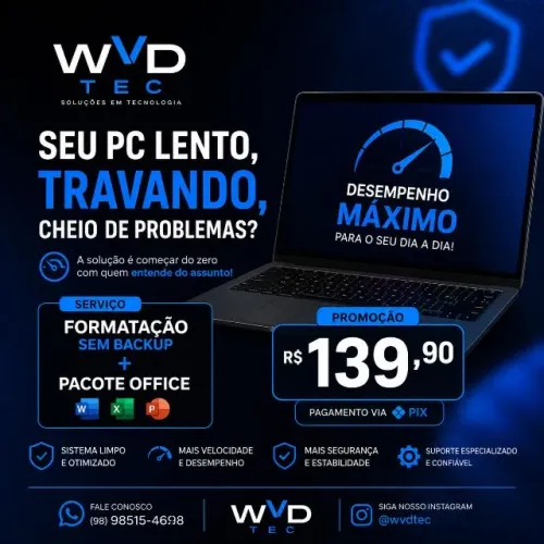 FORMATAÇÃO + PACOTE OFFICE