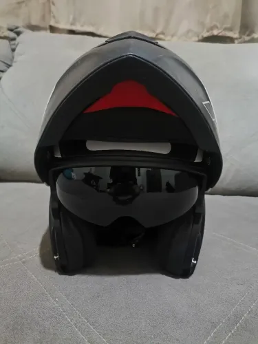 Capacete Escamoteável Helt Factory Spirit com óculos Interno !!