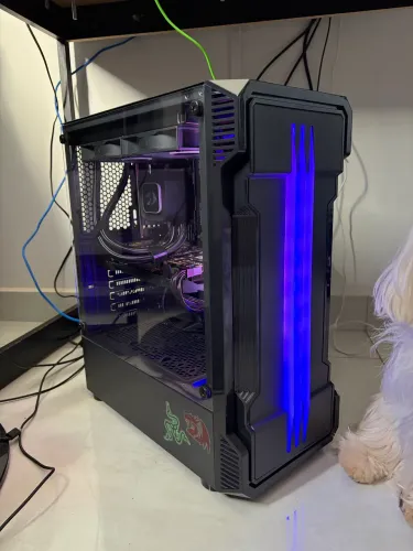 PC GAMER, MOUSE MAGENTA PRO X E TECLADO PRECISION (todo revisado, só pegar e jogar )