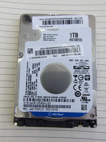 Disco Rígido para Laptop 1Tb