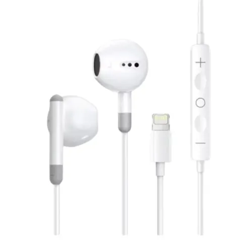 Fone de Ouvido com Fio Lightning