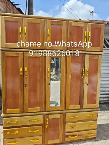 Guarda roupa de casal 5 portas novo entrega grátis