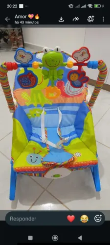 Cadeira de balanço para criança,