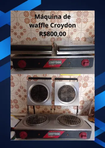 Vendo máquina de waffle da Croydon