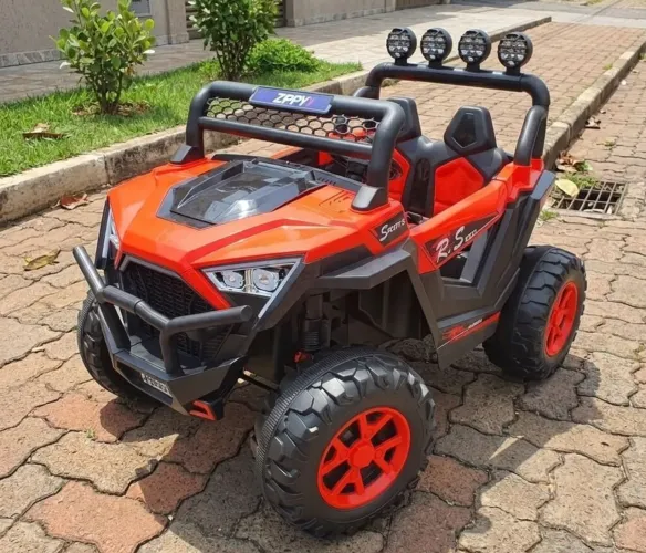 SUPER JEEP ELÉTRICO INFANTIL GIGANTE 4X4 OFF ROAD 12V NOVO Lacrado