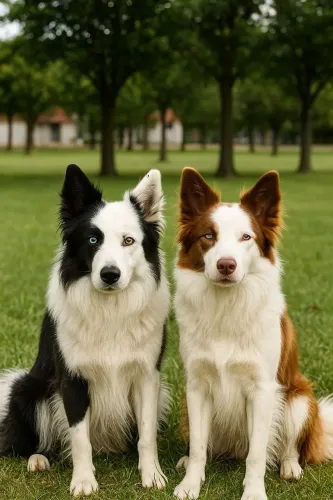 Border collie maravilhoso damos o pedigree 
