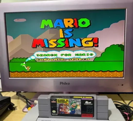 Jogo Mario Is Missing Luigi Super Nintendo Snes Original