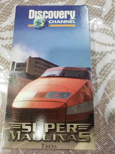 VHS Discovery Channel "Super Máquinas: TRENS"