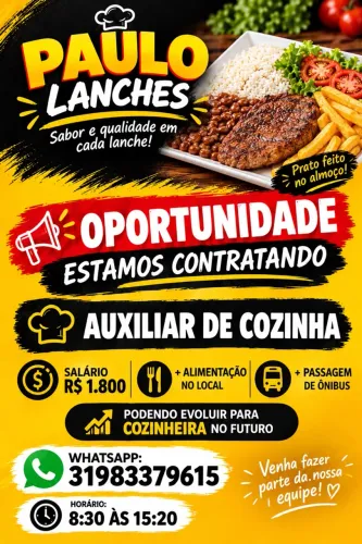 *VAGA DE EMPREGO*