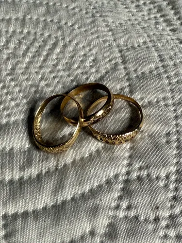 CONJUNTO APARADOR E ALIANÇA COM BRILHANTES