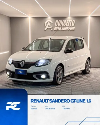 Renault Sandero GT Line Flex 1.6 16V 5P 2018