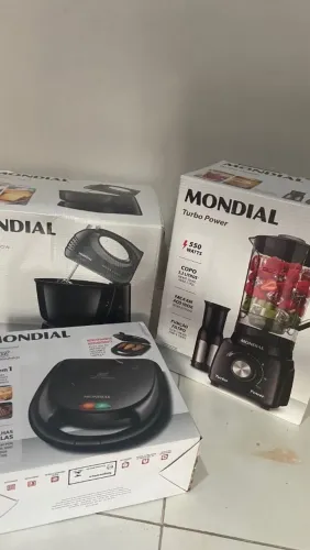 OFERTA~LIQUIDIFICADOR MONDIAL E BATEDEIRA MONDIAL