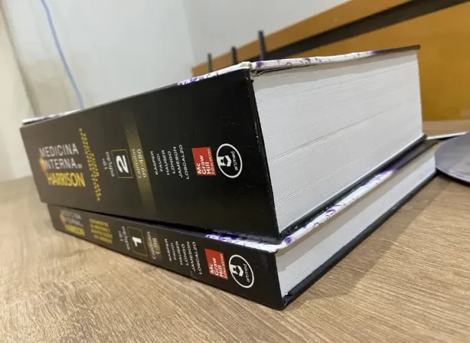 Medicina Interna de Harrison 19 edição - Capa dura com Livros 1 e 2