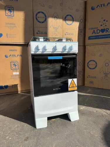 Fogão Atlas com 4 Bocas Branco - PRODUTO NOVO COM GARANTIA