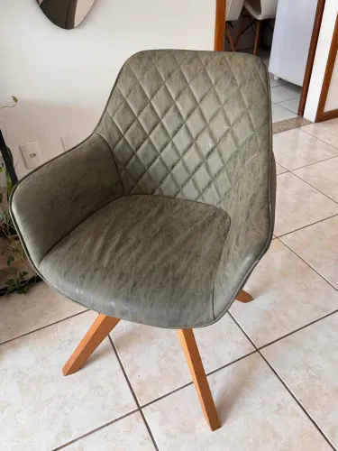 Cadeira poltrona verde