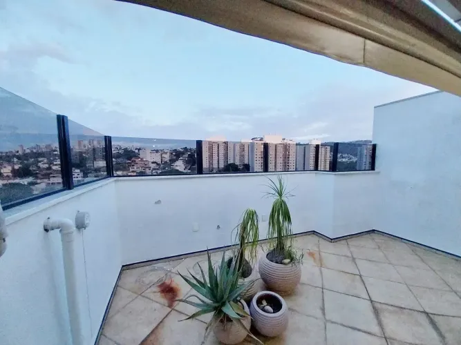 Cobertura 150 m²,  2 quartos (1 suíte), 2 vagas, elevador, Bairro Castelo - Belo Horizonte