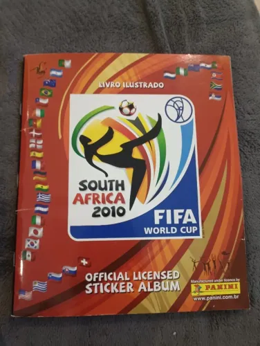 Álbum original Panini e completo copa do mundo de 2010