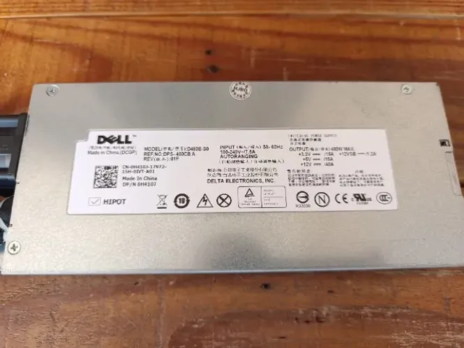 Fonte Fixa Dell Poweredge R410 R415 R510 480w 0h410j H410j