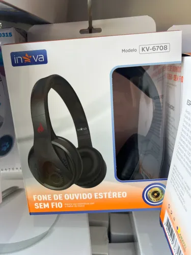 Fone de ouvido Gamer Sem fio Estéreo