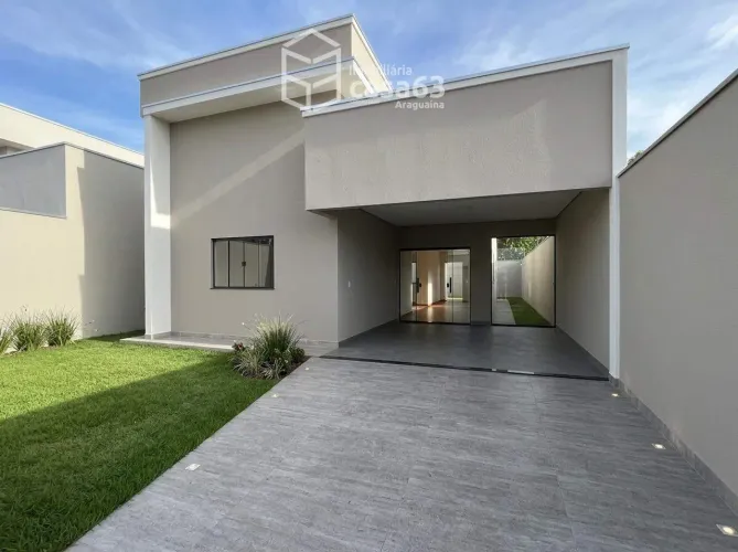 Casa Residencial à Venda em Araguaína (TO) | 3 Quartos, 1 Suíte, Quintal e 2 Vagas