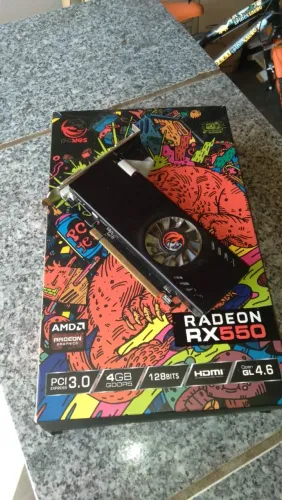 Placa de vídeo - RX550 4GB