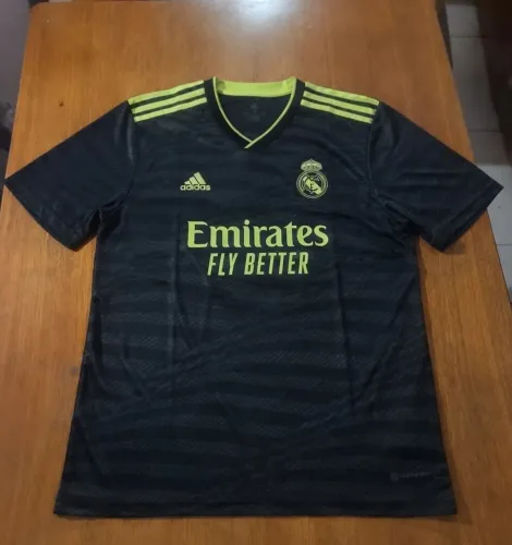 Camisa Real Madrid Third 2022/23 Preta Champions League - Tam. G