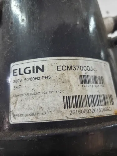Unidade condensadora Elgin 3hp