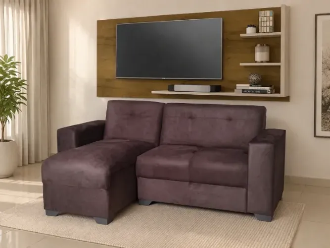 Promoção da semana ! Sofá + Painel entrega e montagem por nossa conta !