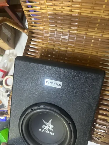 Caixa grave slim corzus 350w rms