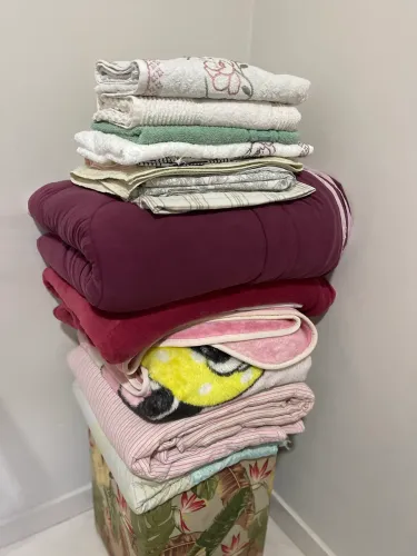 Roupas de cama e toalhas