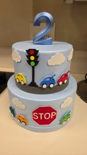 Bolo Fake - Maquete Carrinhos/Automóvel