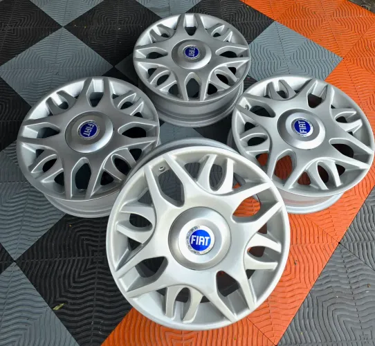 JOGO DE 4 RODA FIAT ARO 15 LUXURY HLX PALIO WEEKEND UNO SIENA DOBLÔ MAREA STILO PUNTO