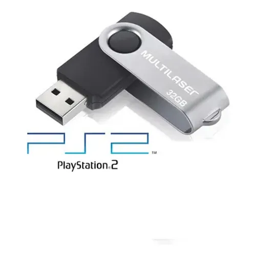 PENDRIVER PARA PS2 JA COM 8 JOGOS INSTALADOS 