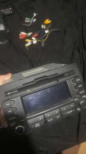 Vendo rádio/multimédia original (fabricado pela Hyundai Mobis, part number ?96160-3W340?
