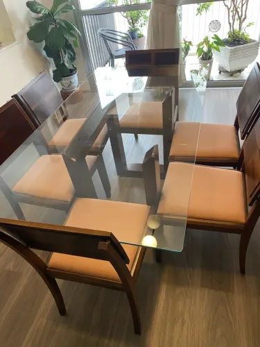 Mesa jantar 6 cadeiras
